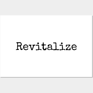 Revitalize - Motivational Word of the Year Posters and Art